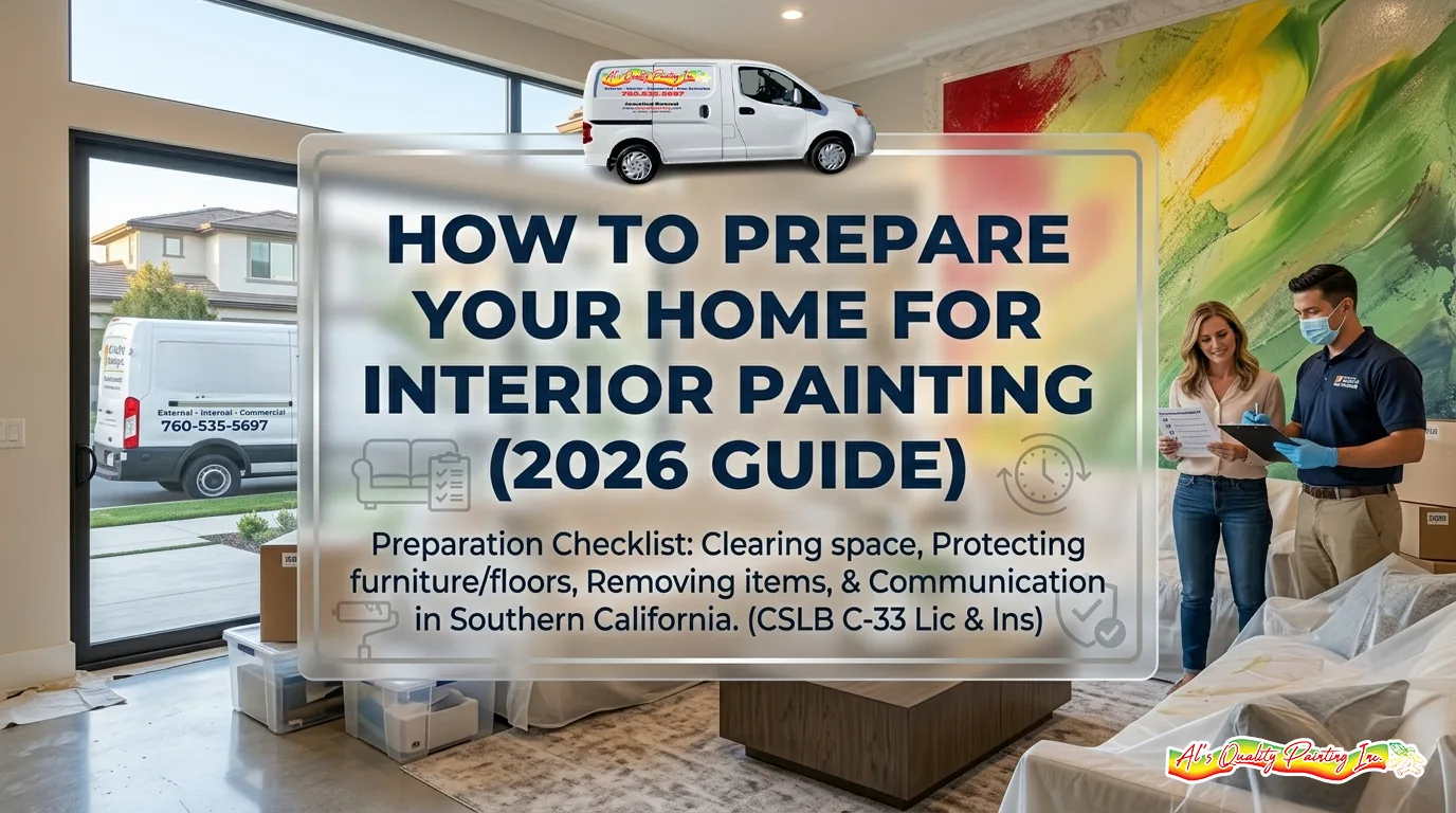 How to Prepare Your Home for Interior Painting: Room-by-Room Checklist