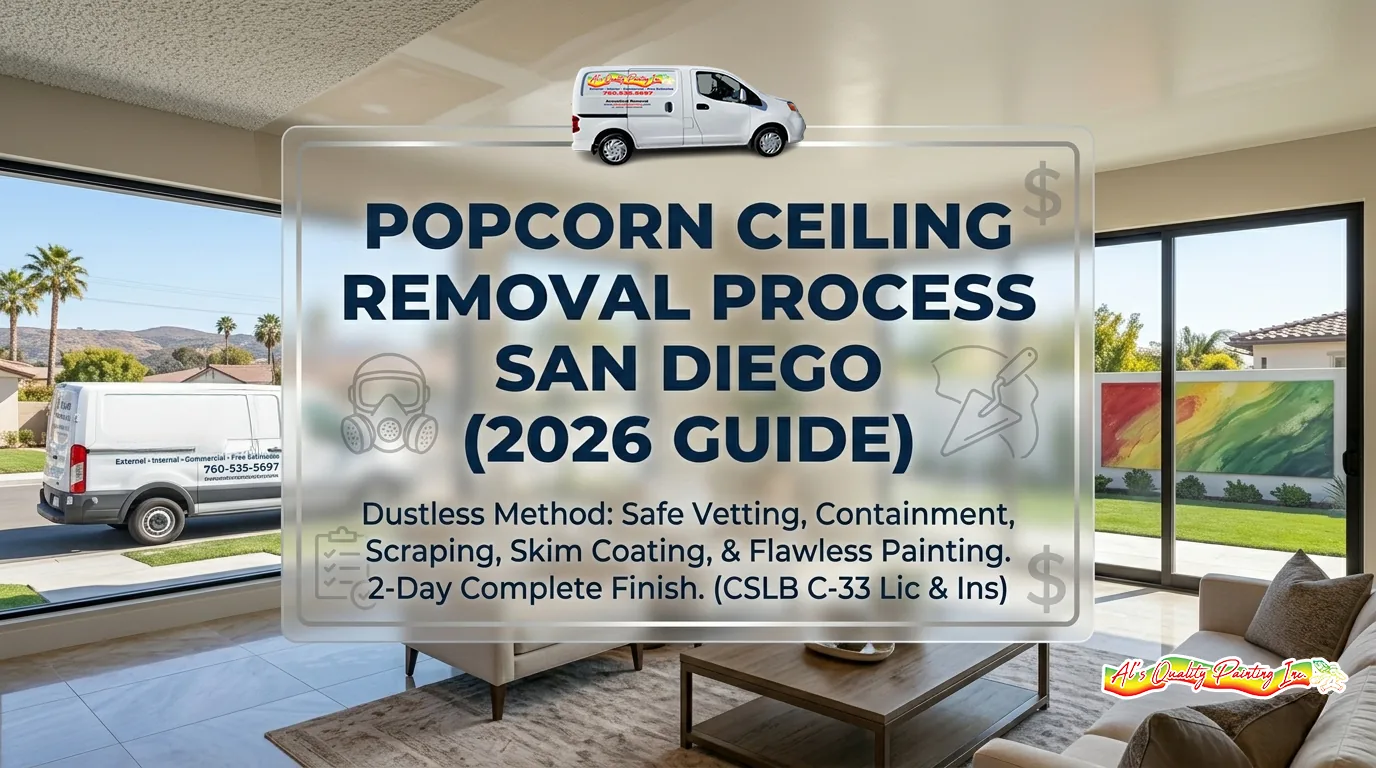 Popcorn Ceiling Removal: What Happens Before, During & After the Process