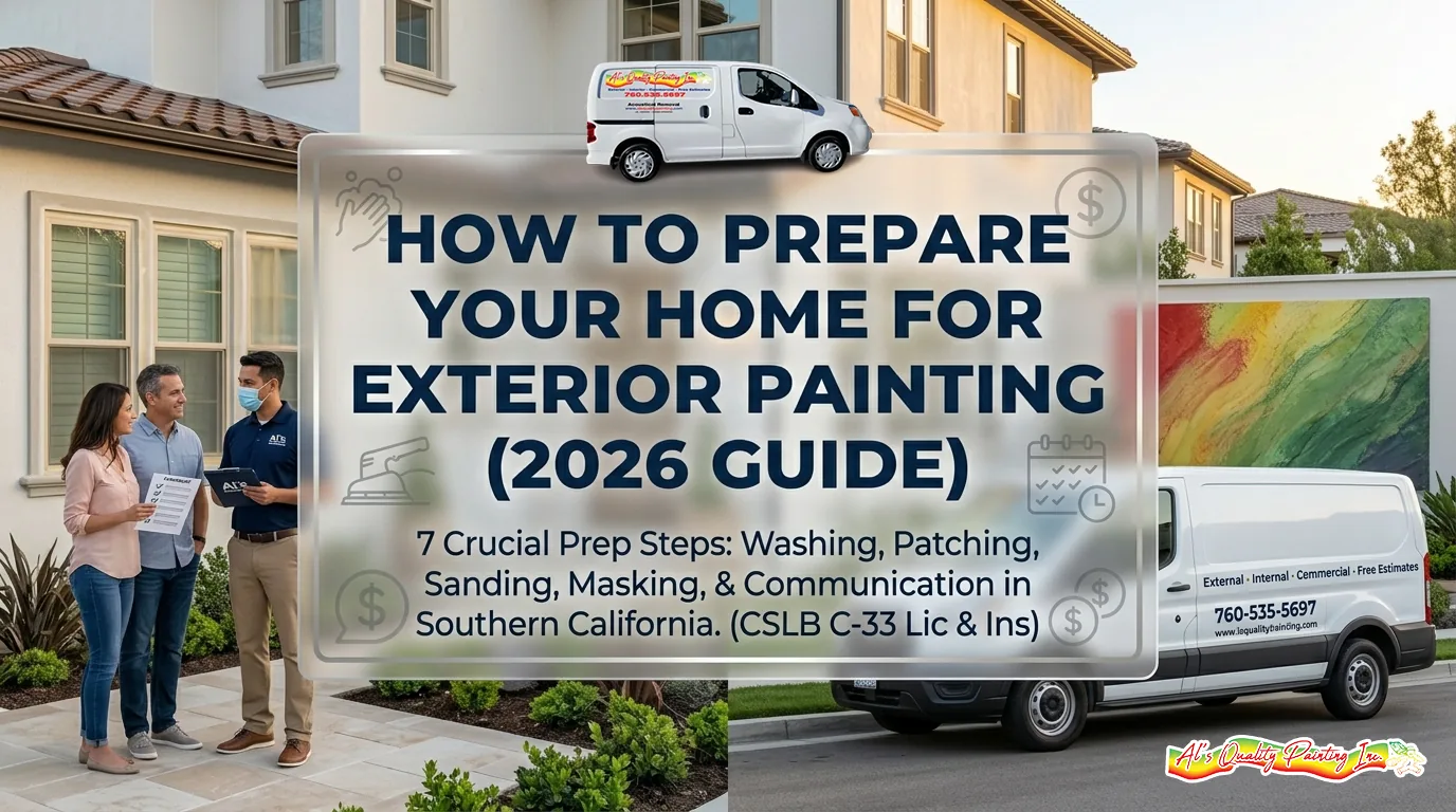 How to Prepare Your Home for Exterior Painting in San Diego: A Complete Pre-Paint Checklist