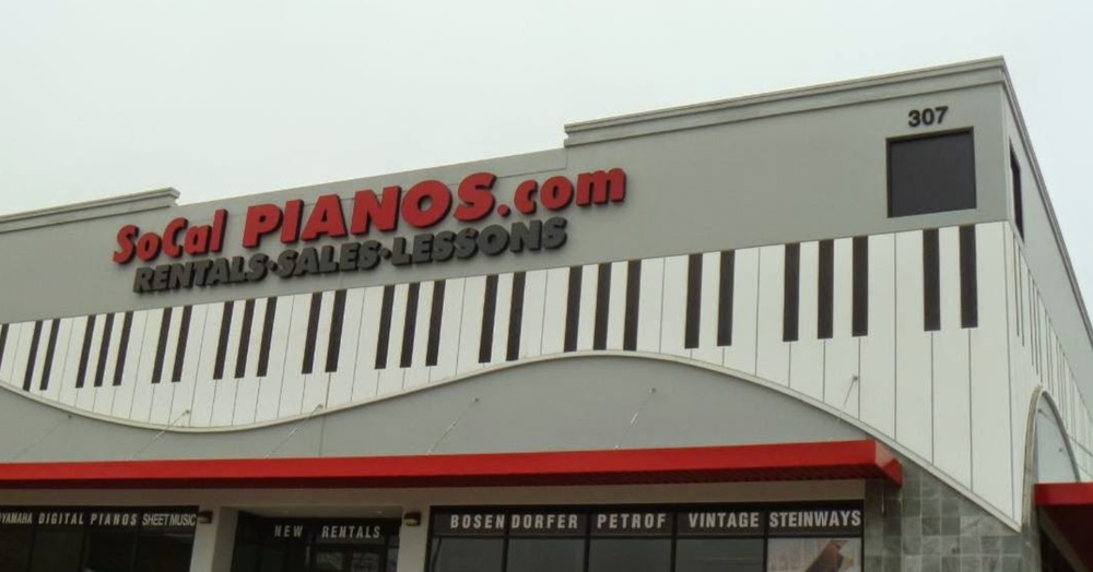 Completed commercial painting project