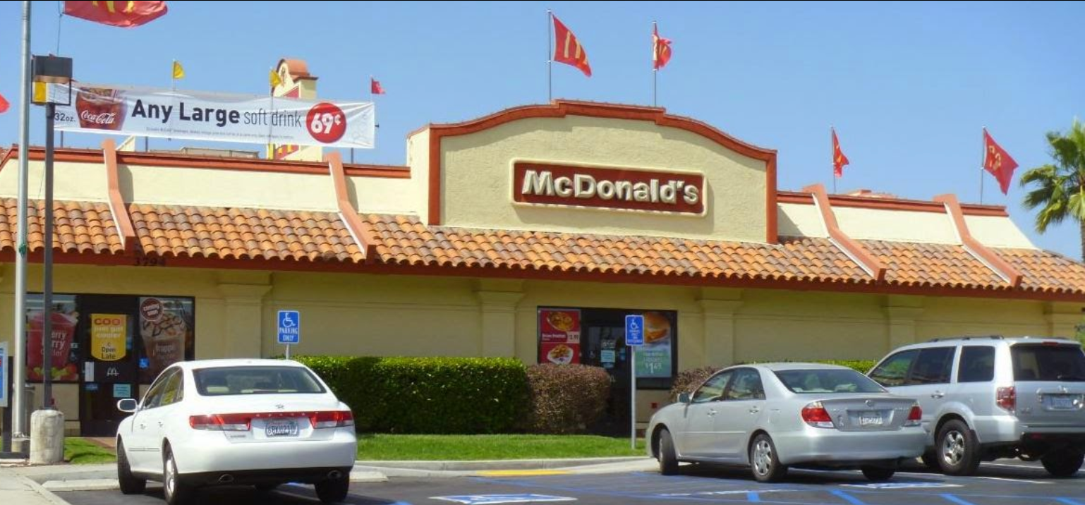 McDonald's commercial repaint