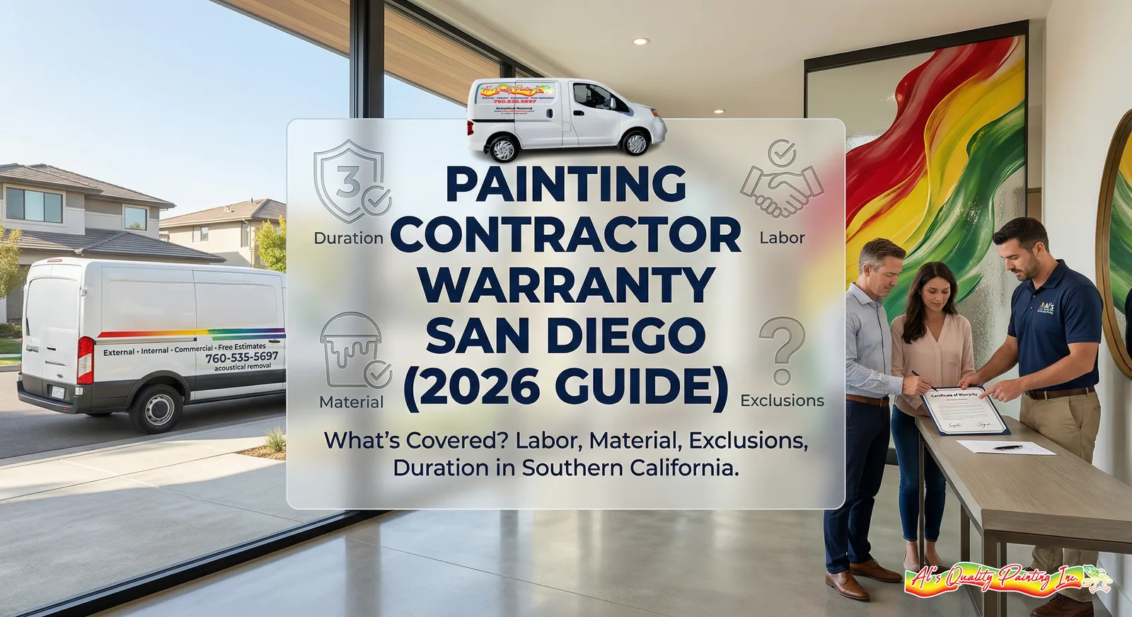 What Does a Painting Contractor's Warranty Actually Cover? (A San Diego Homeowner's Guide)