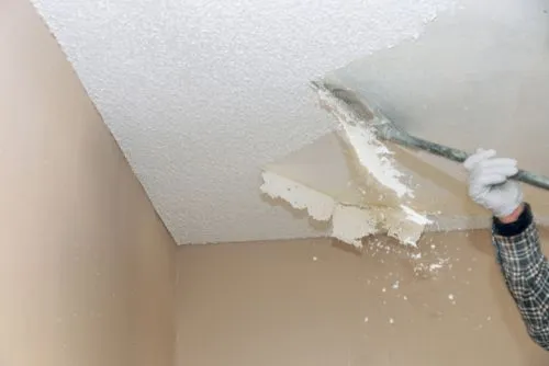 Ceiling smoothing & retexture